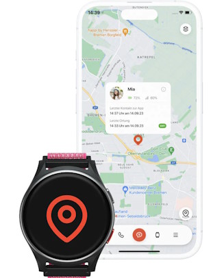 Anio 6 children's smartwatch with GPS tracking