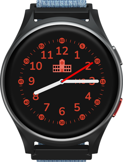 School mode of the ANIO 6 smartwatch for children