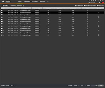 Moderne und intuitive IP Kamera Software