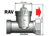 LUPUSEC - Heizkörperadapter für Danfoss RAV-Ventile