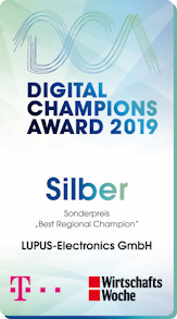 Digital Champions Award 2019 Silver from Deutsche Telekom